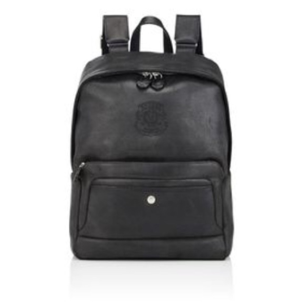 GHURKA Black Leather Backpack NWOT